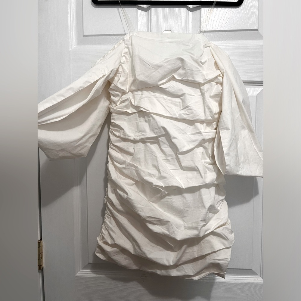 Do+Be off the shoulder white dress